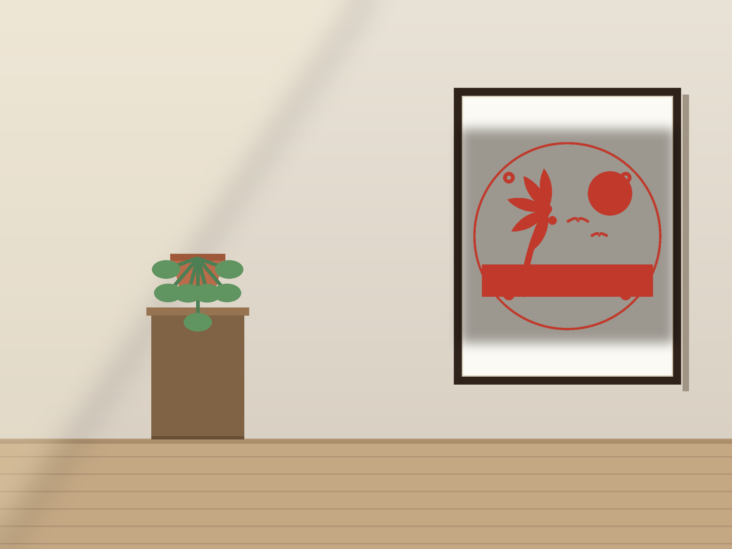 Palm Beach Ornate Paper Cut Panel - Free SVG + PDF Pack - on a desk
