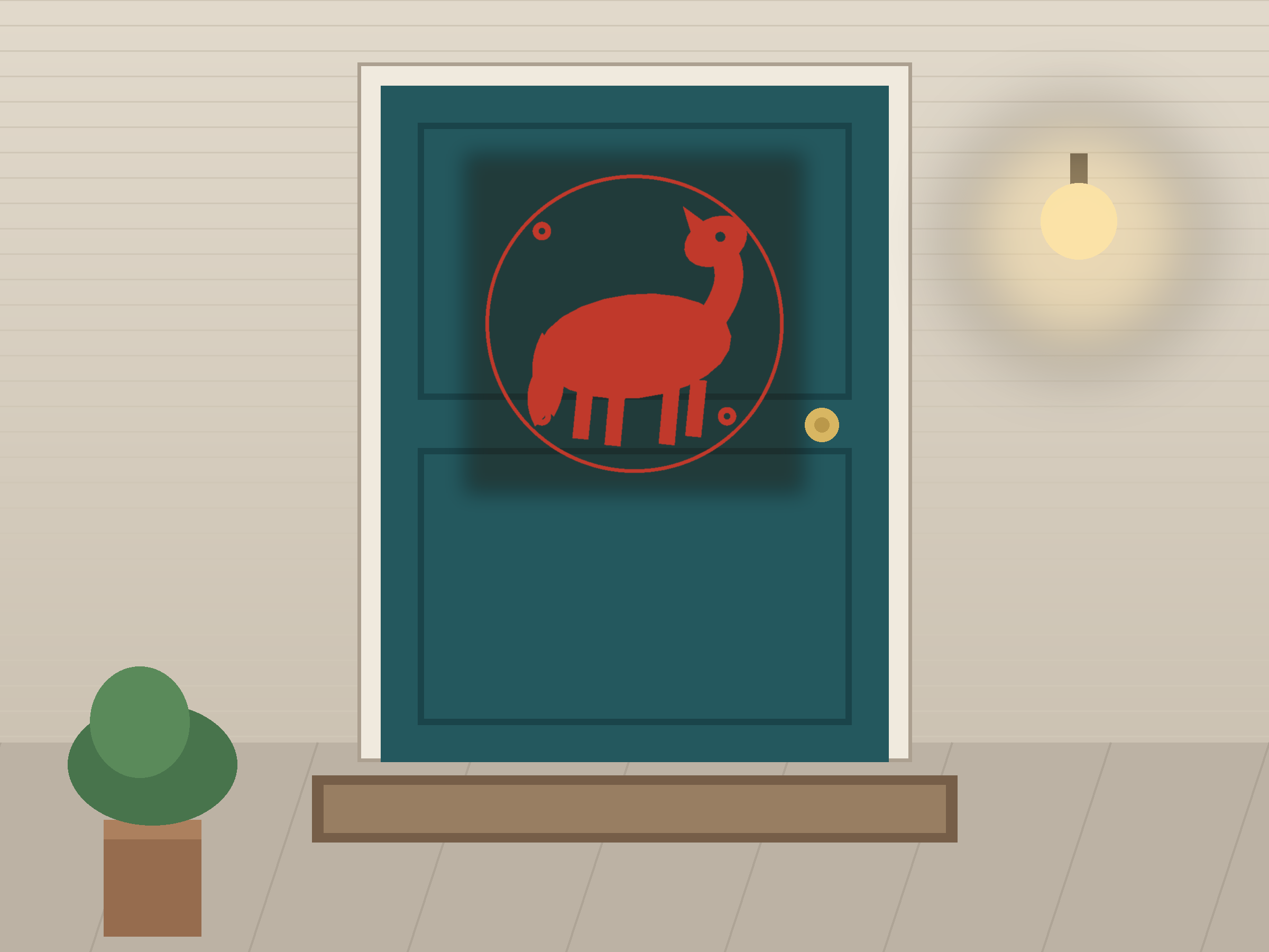 Pegasus Ornate Paper Cut Panel - Free SVG + PDF Pack - on a desk