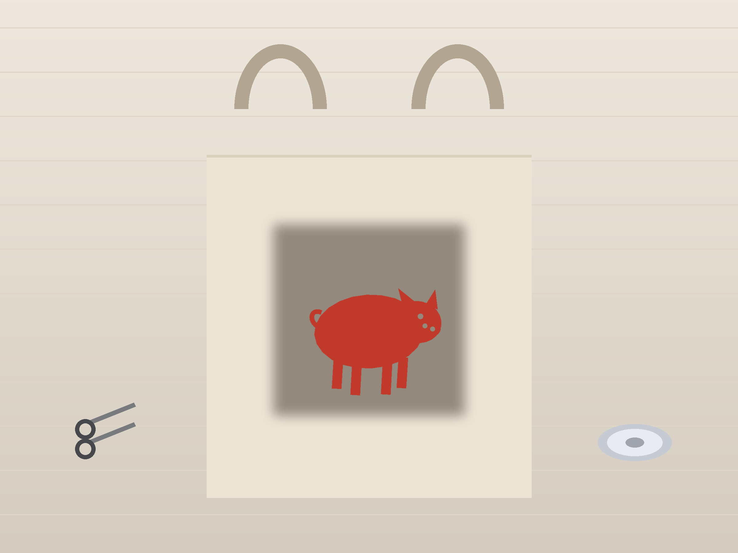 Pig Paper Cut Template - Free SVG + PDF Pack - hero