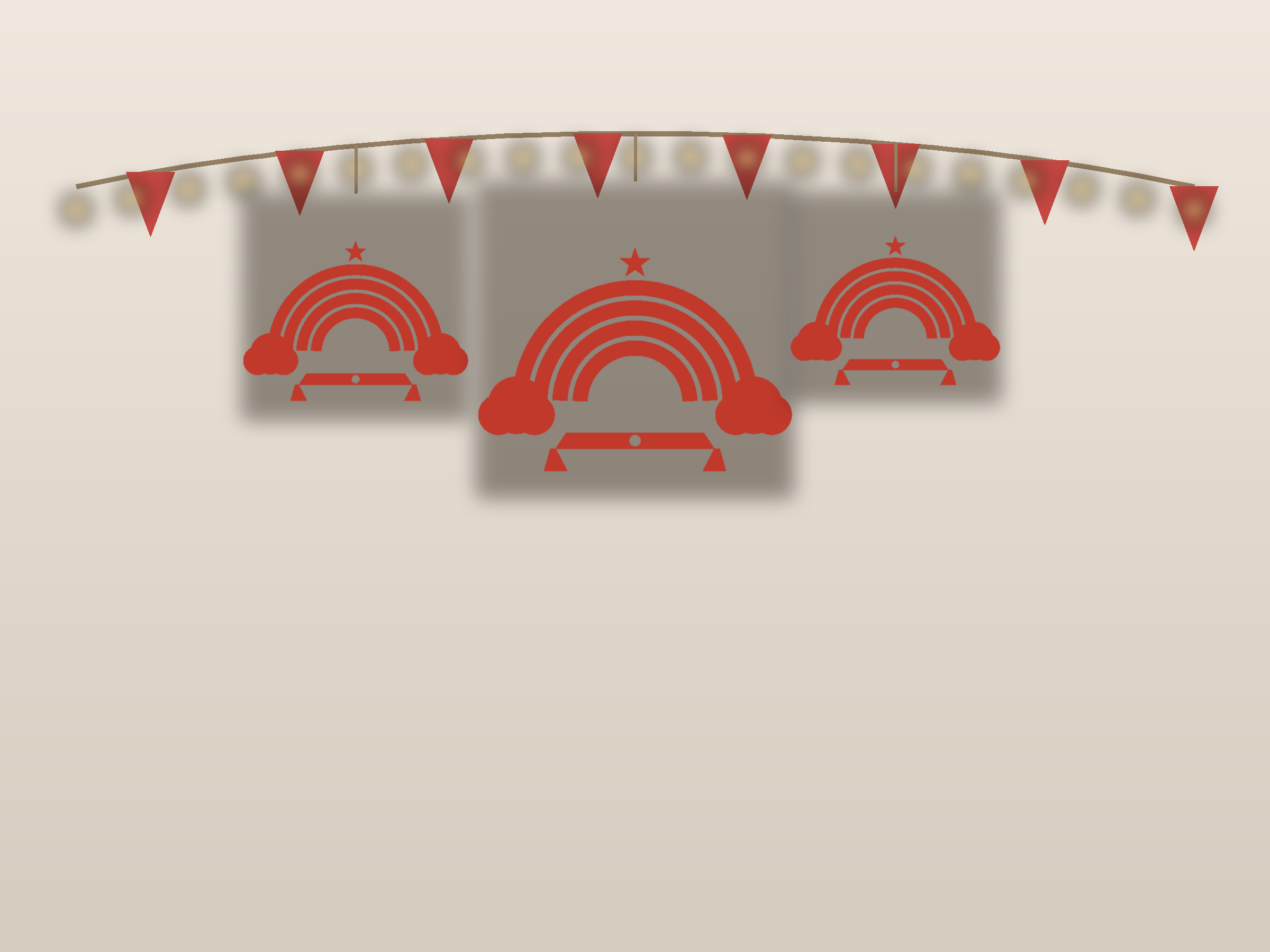 Rainbow Banner Paper Cut - Free SVG + PDF Pack - hero