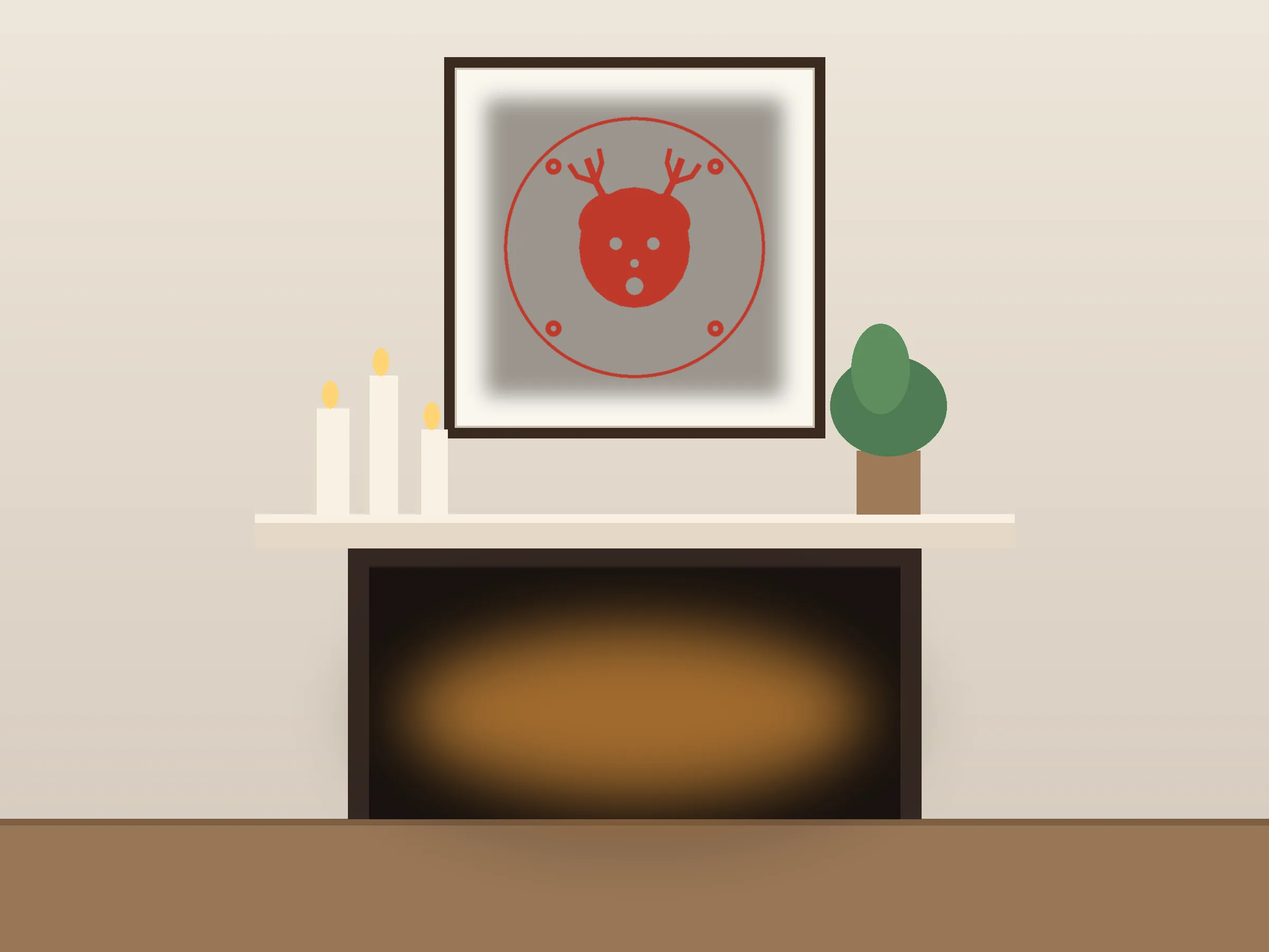 Reindeer Ornate Paper Cut Panel - Free SVG + PDF Pack - hero