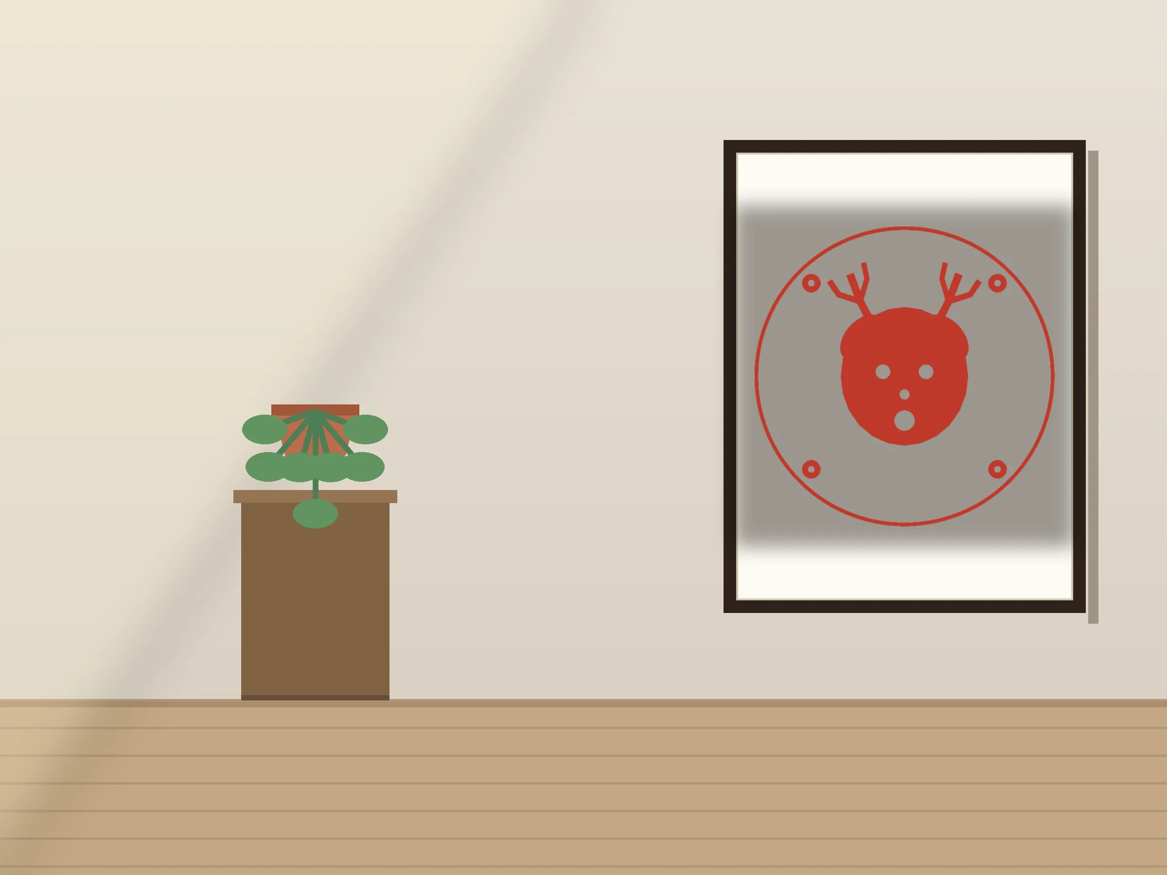 Reindeer Ornate Paper Cut Panel - Free SVG + PDF Pack - wall decor
