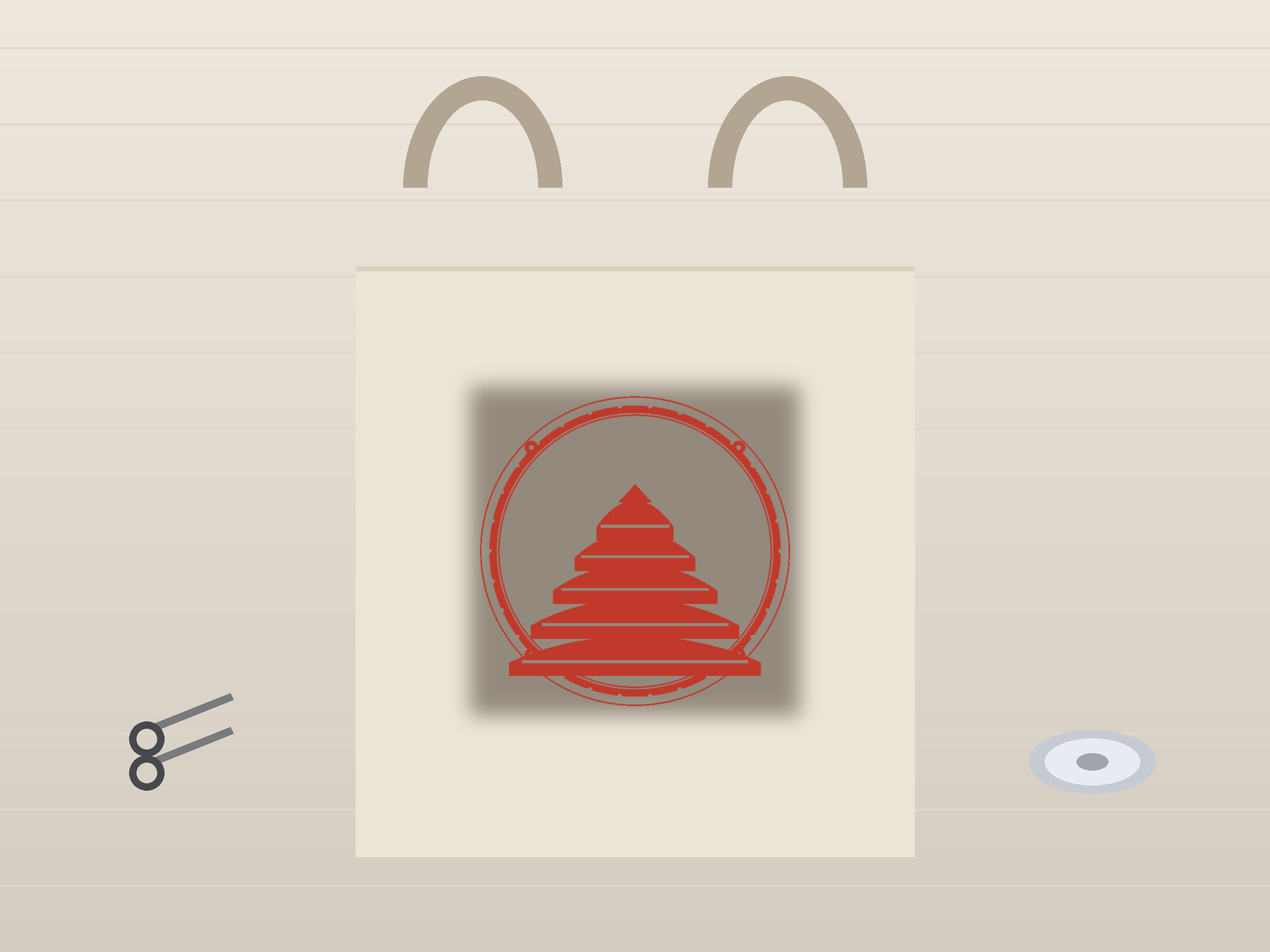 Rice Terraces Window Roundel Paper Cut - Free SVG + PDF Pack - wall decor