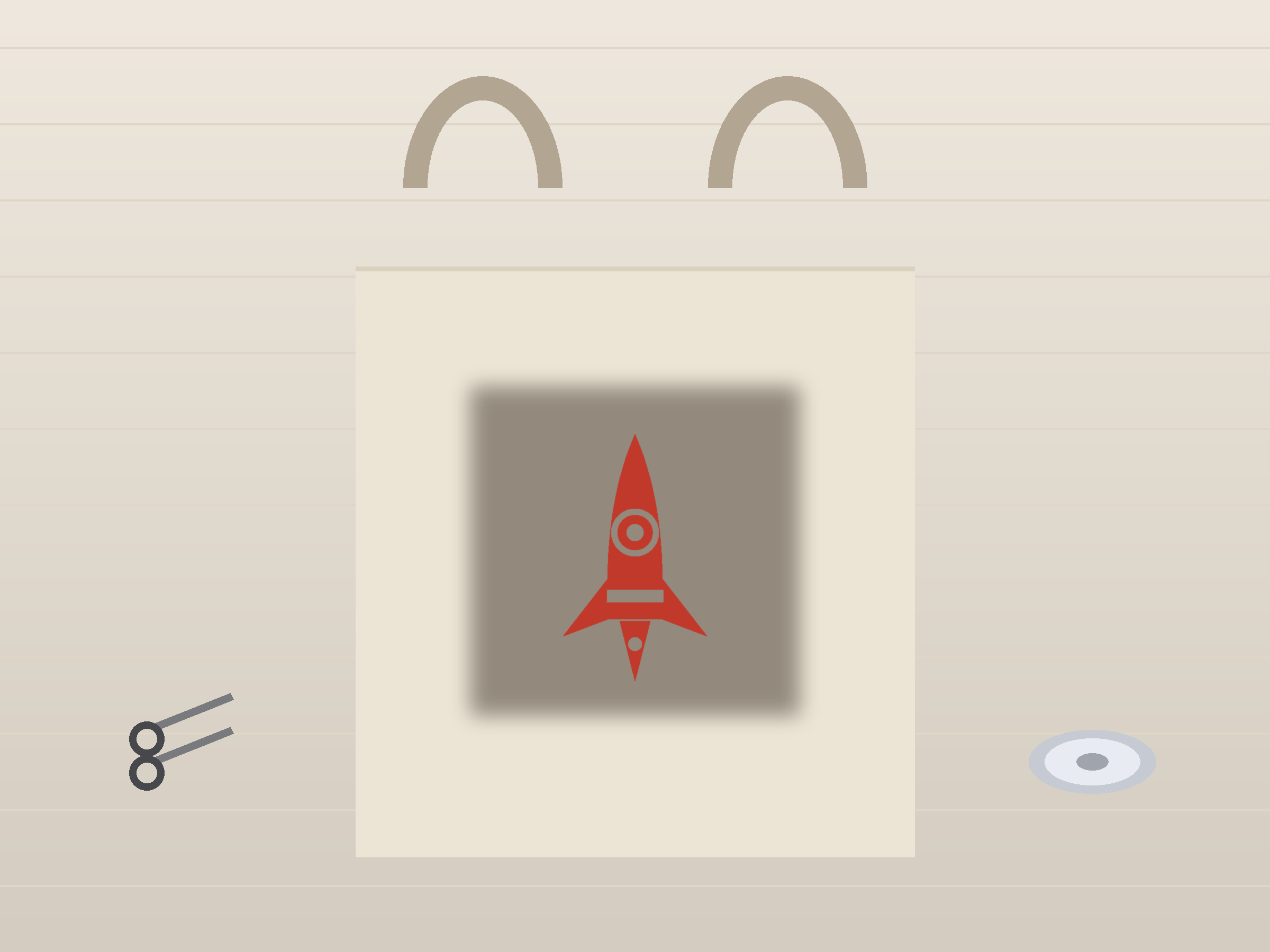 Rocket Paper Cut Template - Free SVG + PDF Pack - hero