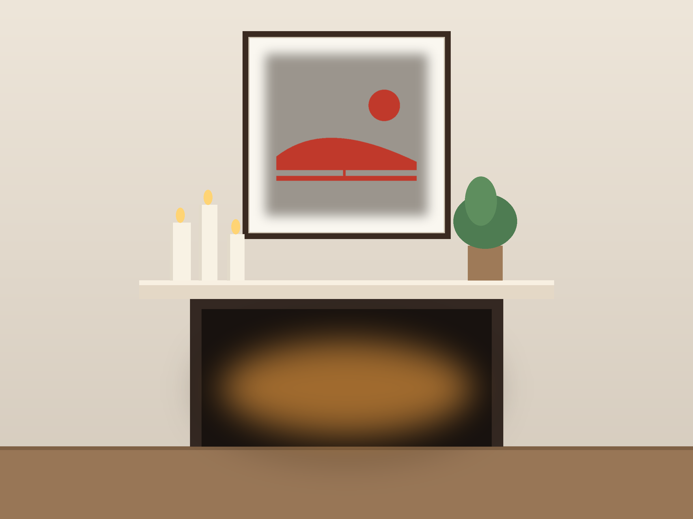 Rolling Hills Paper Cut Template - Free SVG + PDF Pack - wall decor