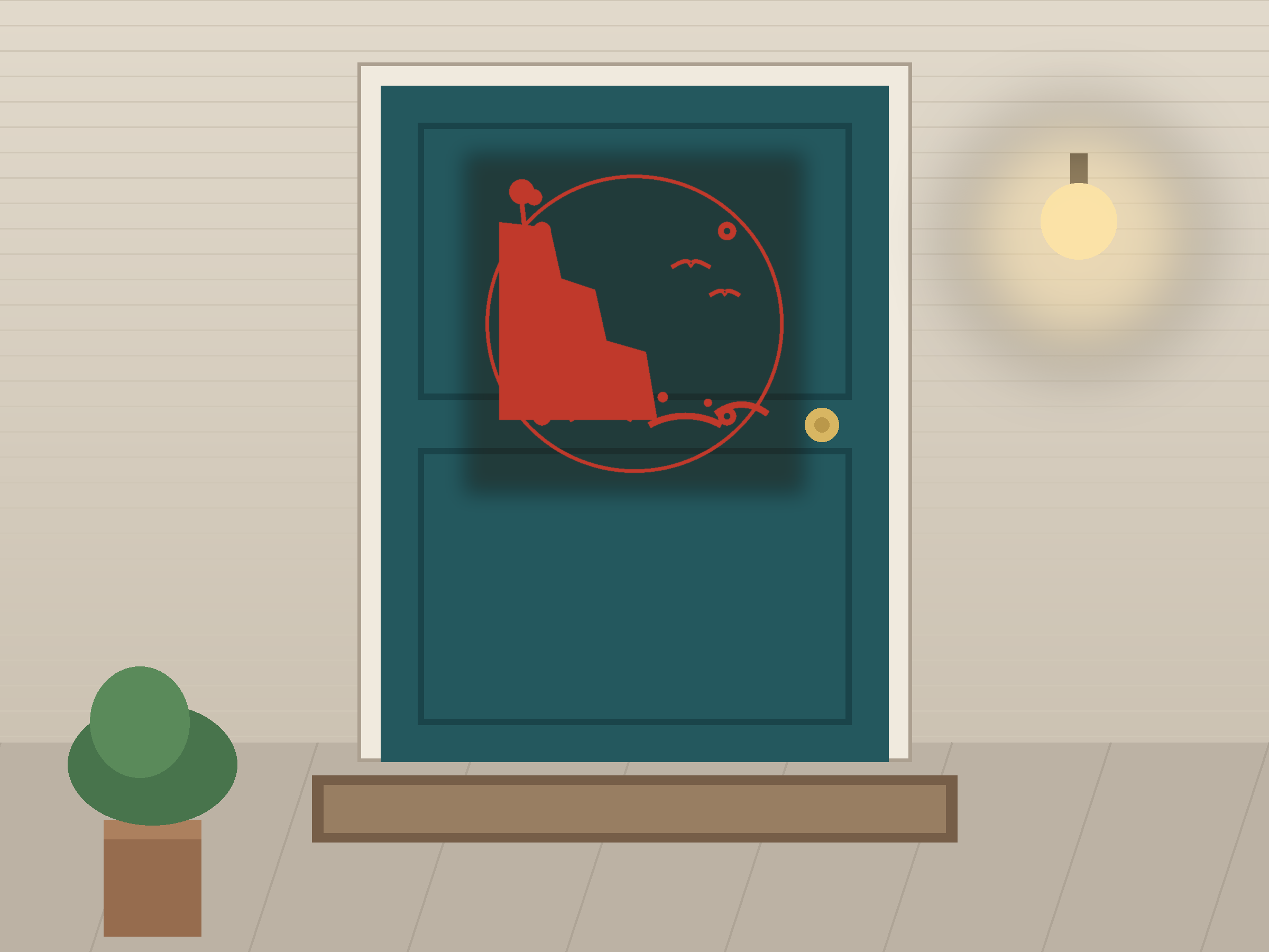 Sea Cliff Ornate Paper Cut Panel - Free SVG + PDF Pack - wall decor
