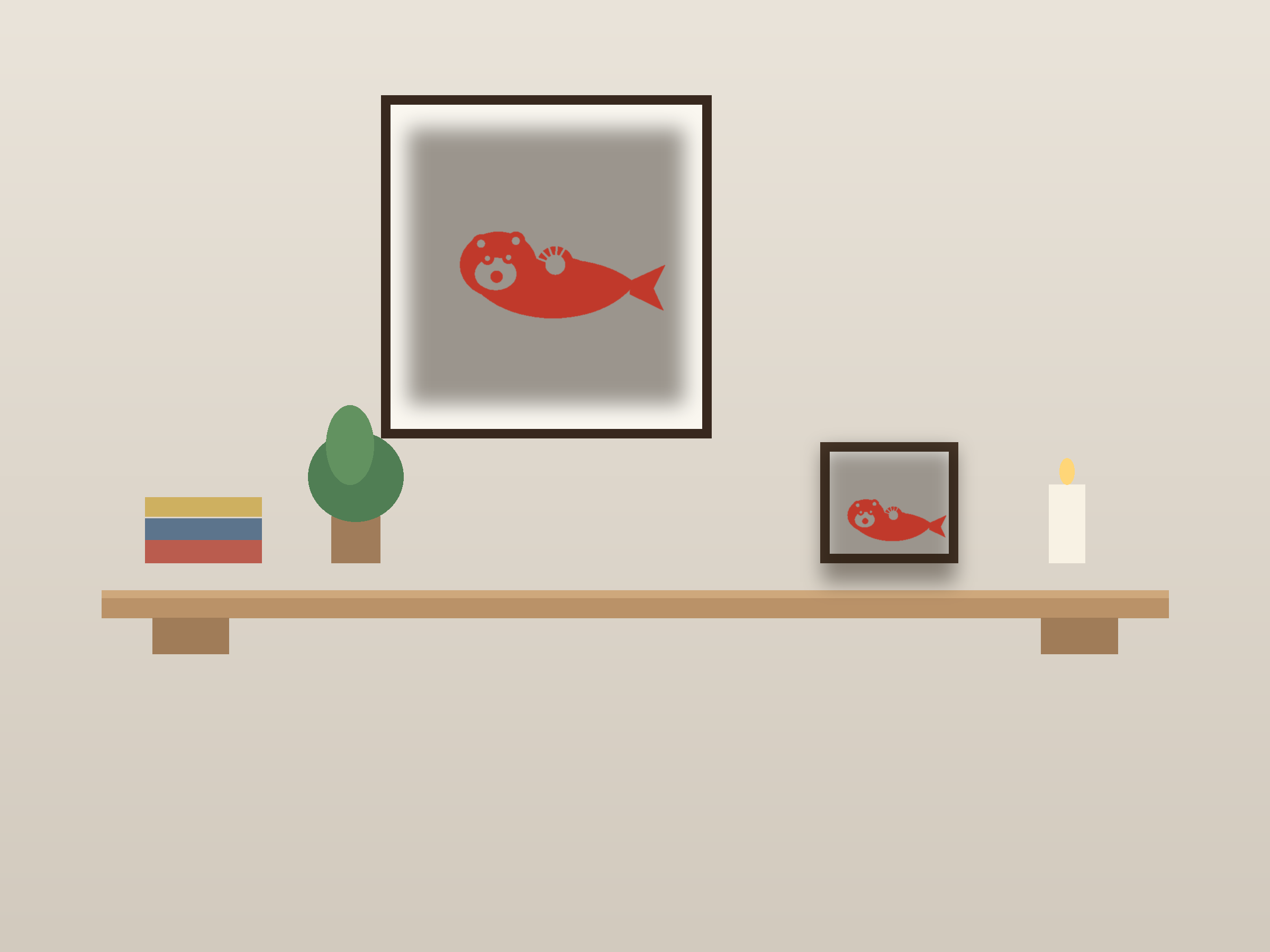 Sea Otter Paper Cut Template - Free SVG + PDF Pack - wall decor
