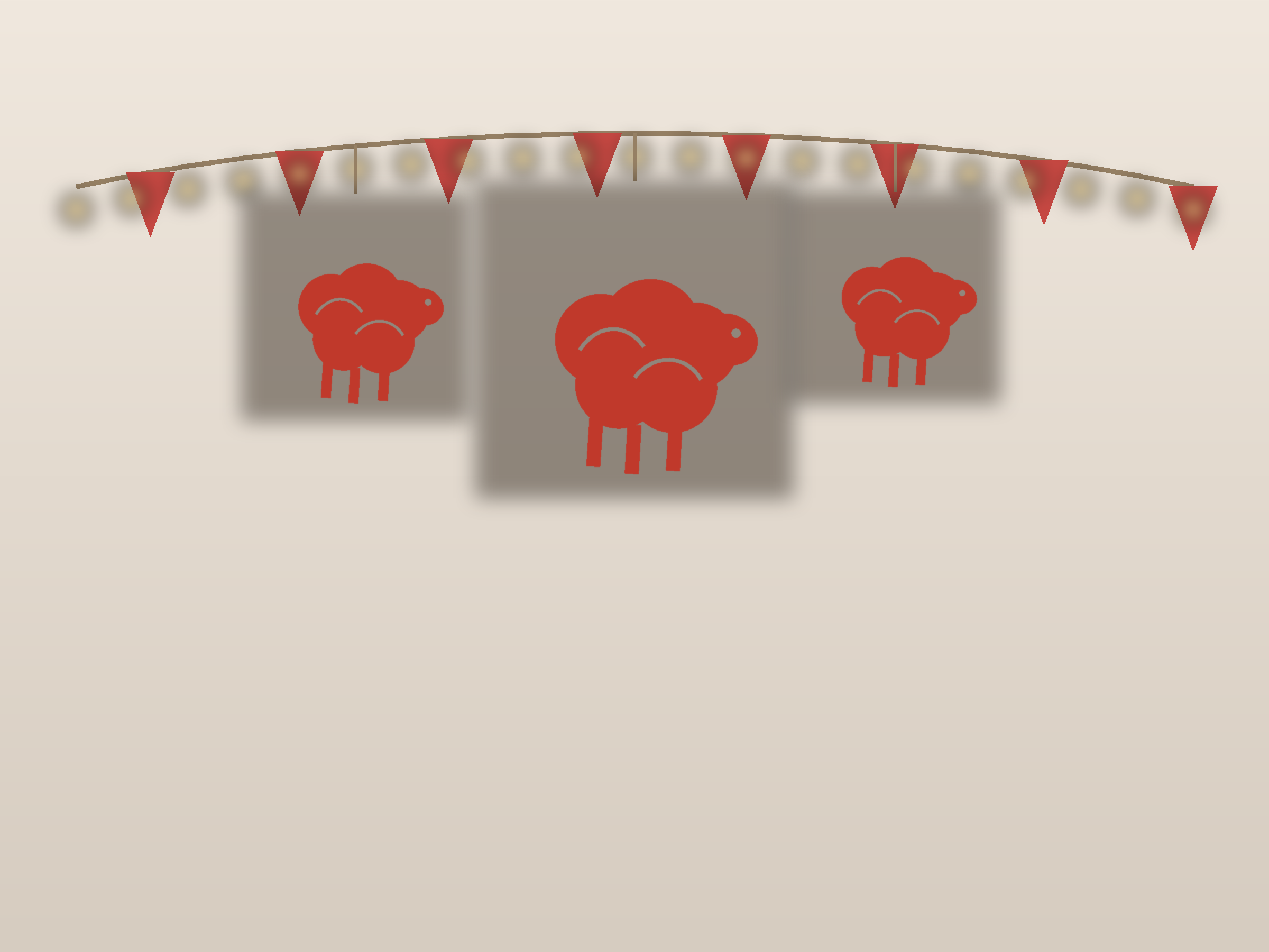 Sheep Paper Cut Template - Free SVG + PDF Pack - wall decor