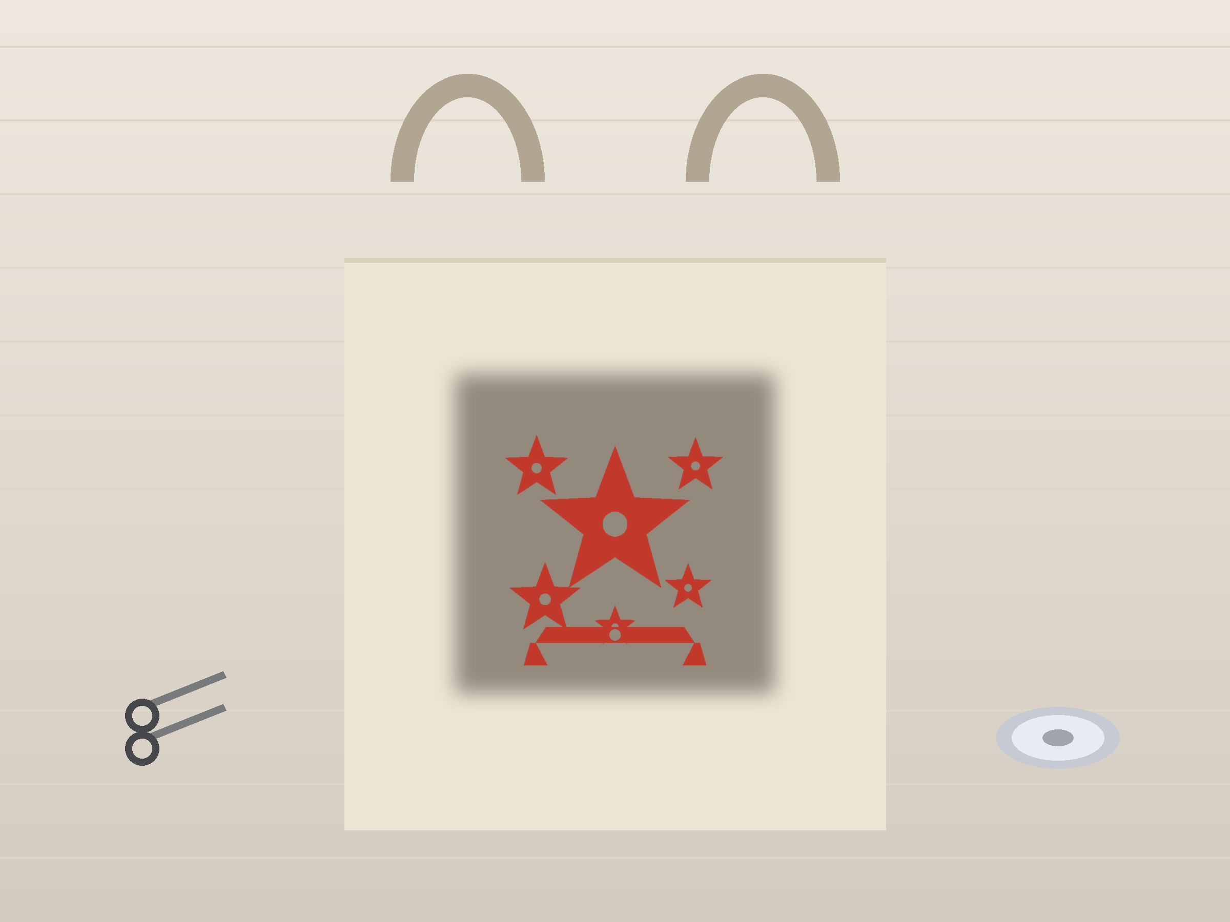 Star Cluster Banner Paper Cut - Free SVG + PDF Pack - wall decor