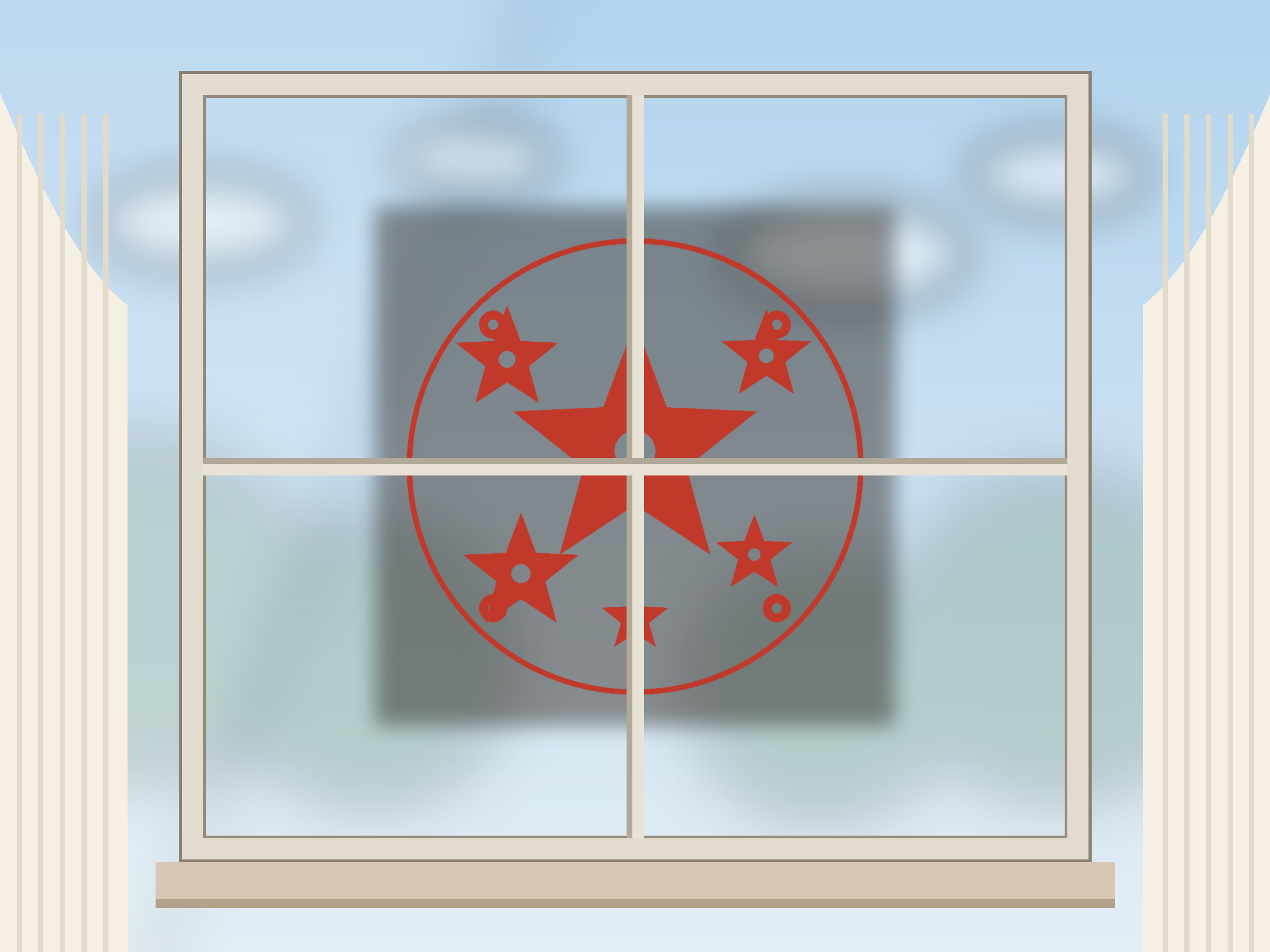 Star Cluster Ornate Paper Cut Panel - Free SVG + PDF Pack - on a desk