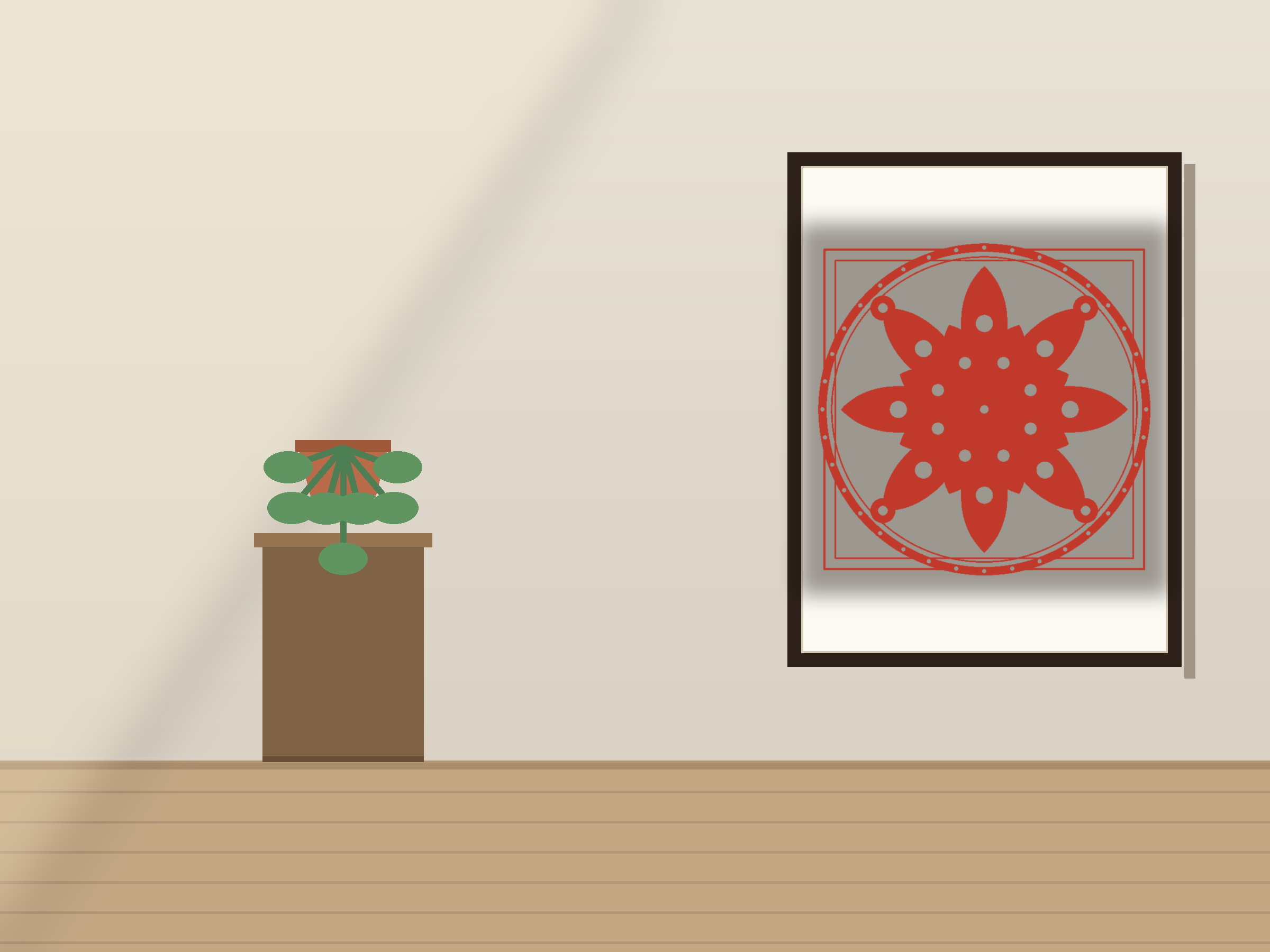 Star Geometry Banner Paper Cut - Free SVG + PDF Pack - wall decor