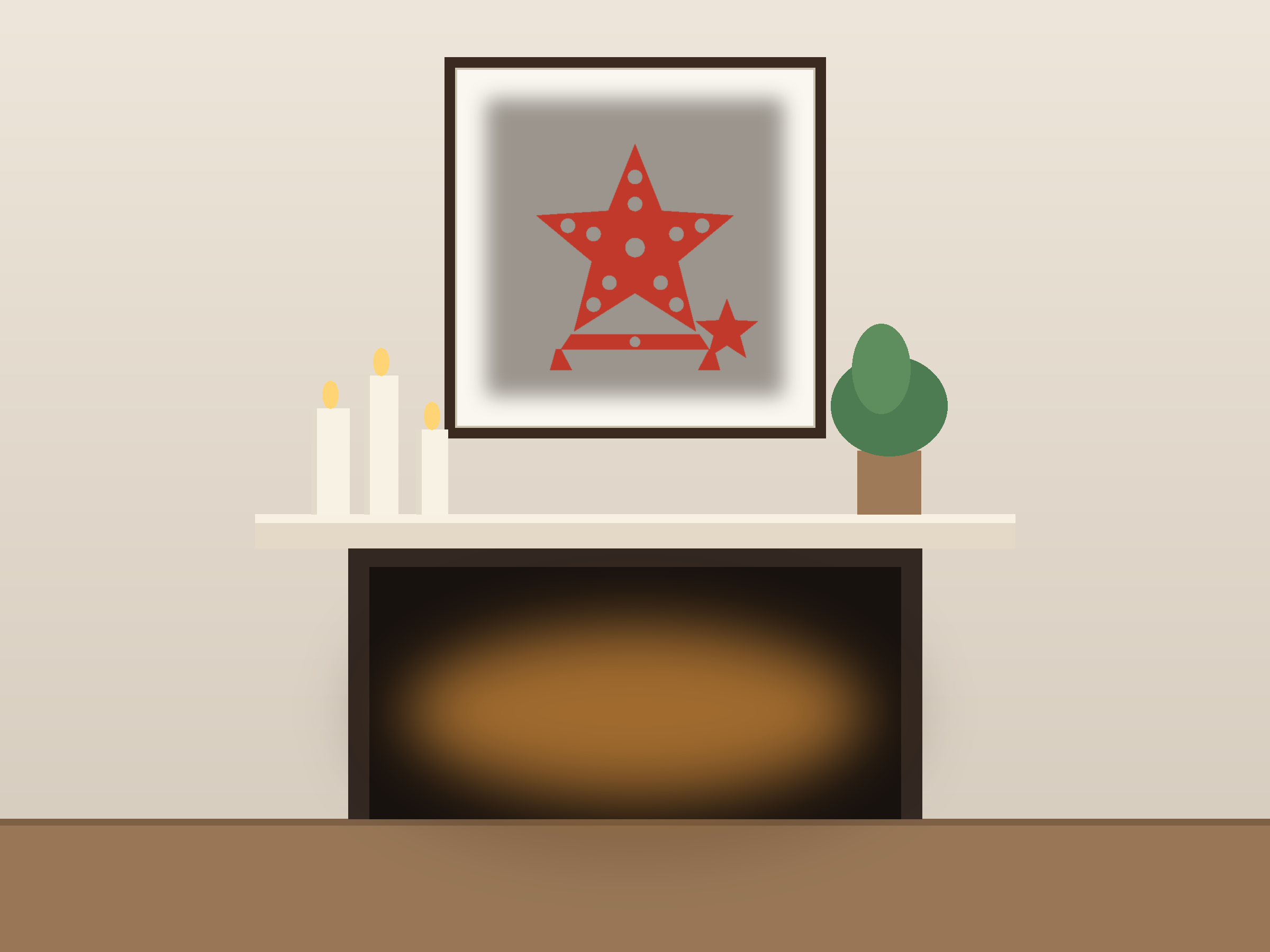 Starfish Banner Paper Cut - Free SVG + PDF Pack - on a desk