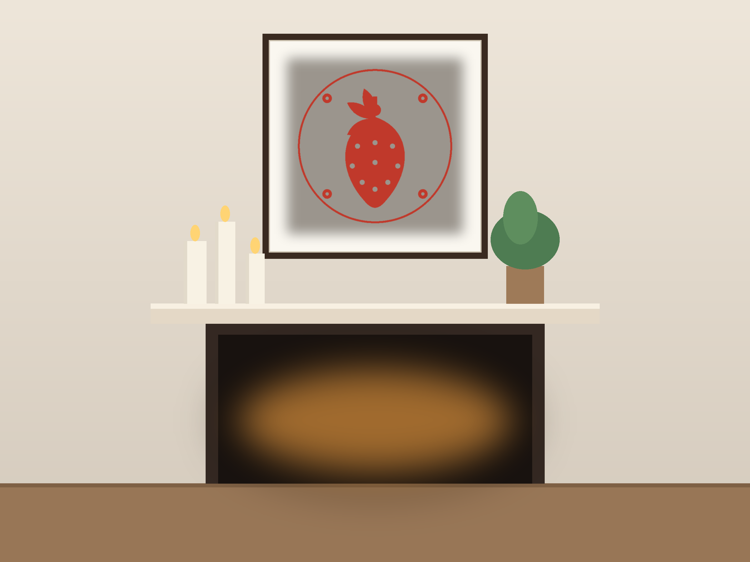 Strawberry Ornate Paper Cut Panel - Free SVG + PDF Pack - hero