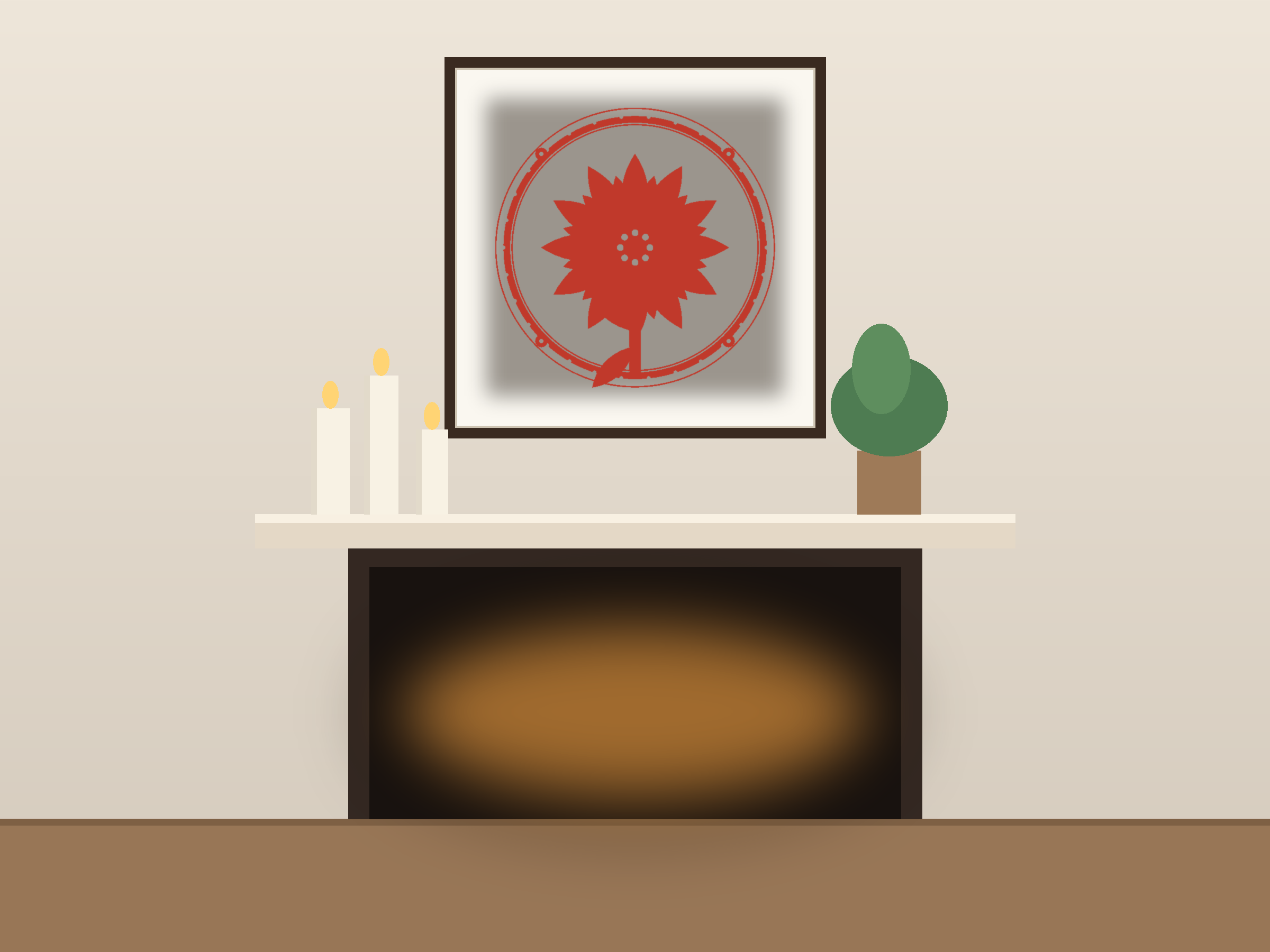 Sunflower Window Roundel Paper Cut - Free SVG + PDF Pack - wall decor