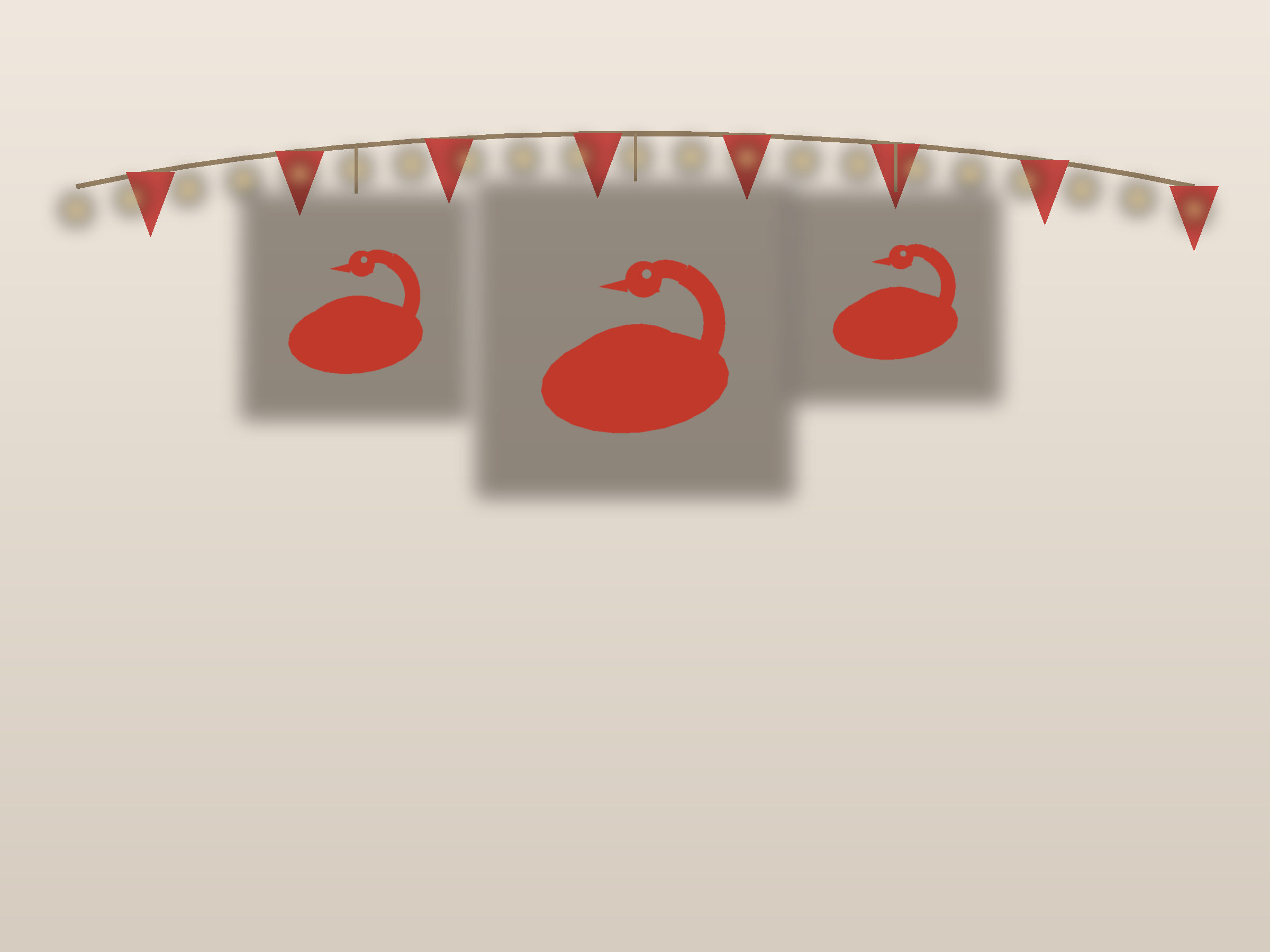 Swan Paper Cut Template - Free SVG + PDF Pack - on a desk