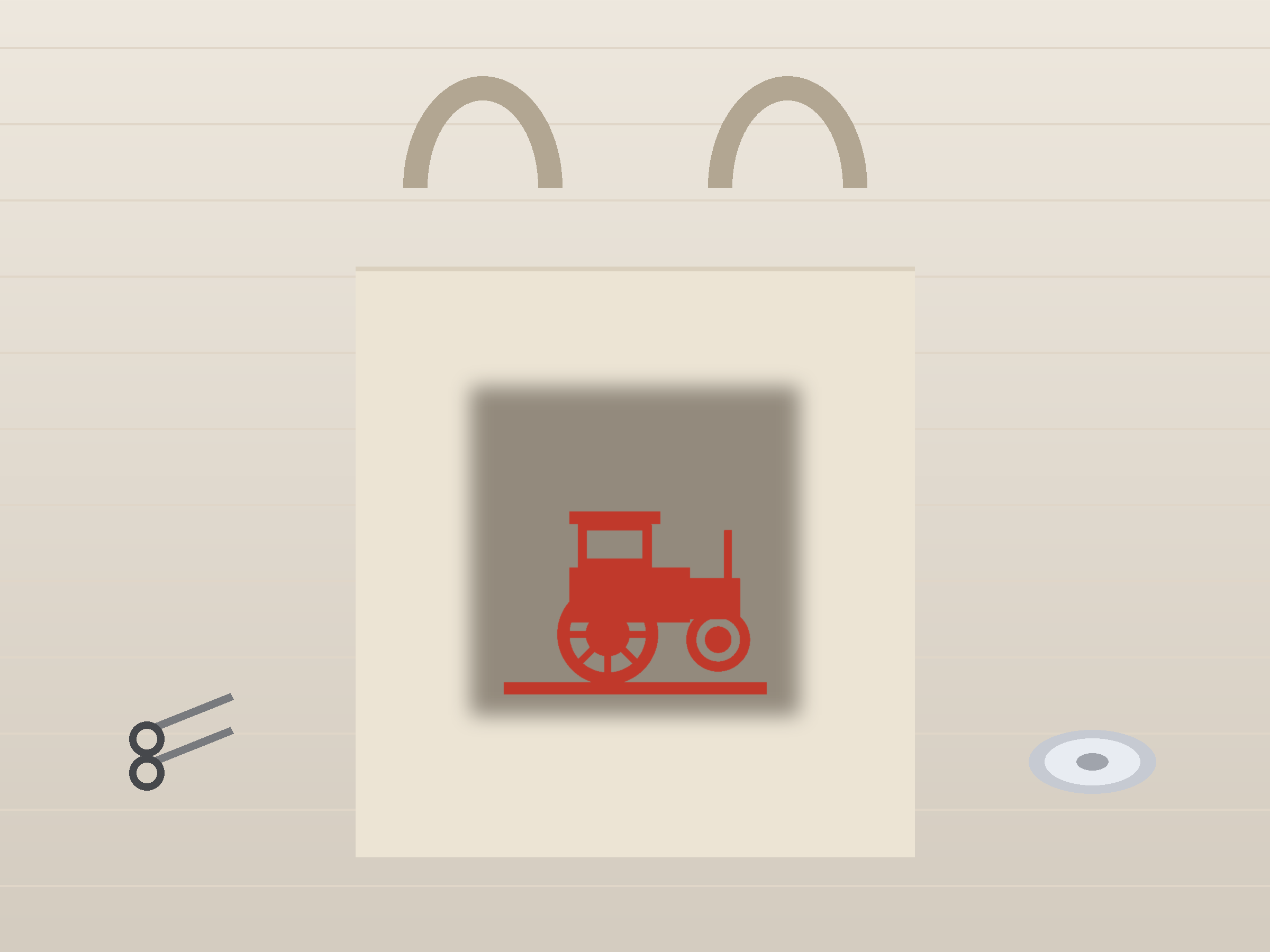 Tractor Paper Cut Template - Free SVG + PDF Pack - hero