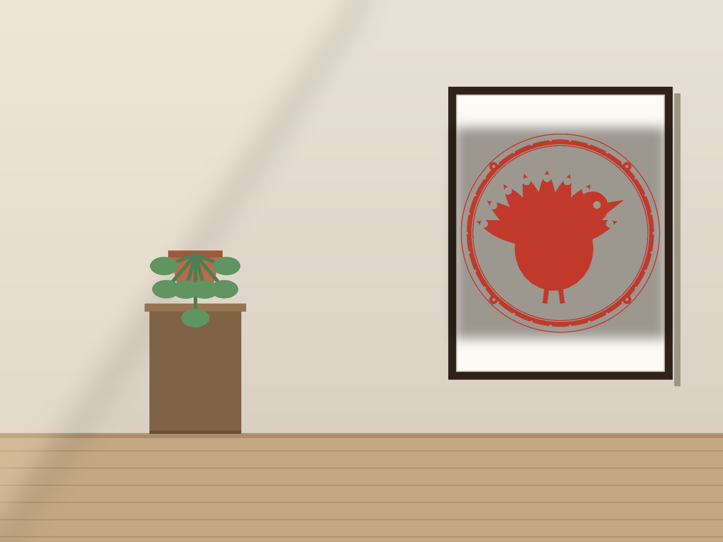 Turkey Window Roundel Paper Cut - Free SVG + PDF Pack - hero