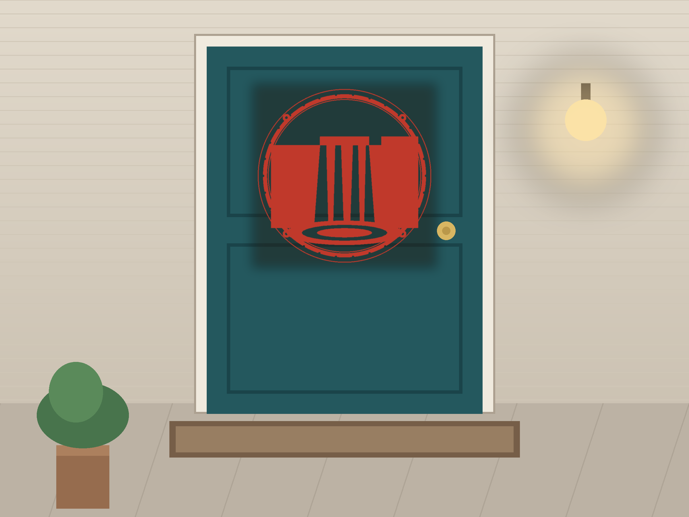 Waterfall Window Roundel Paper Cut - Free SVG + PDF Pack - wall decor