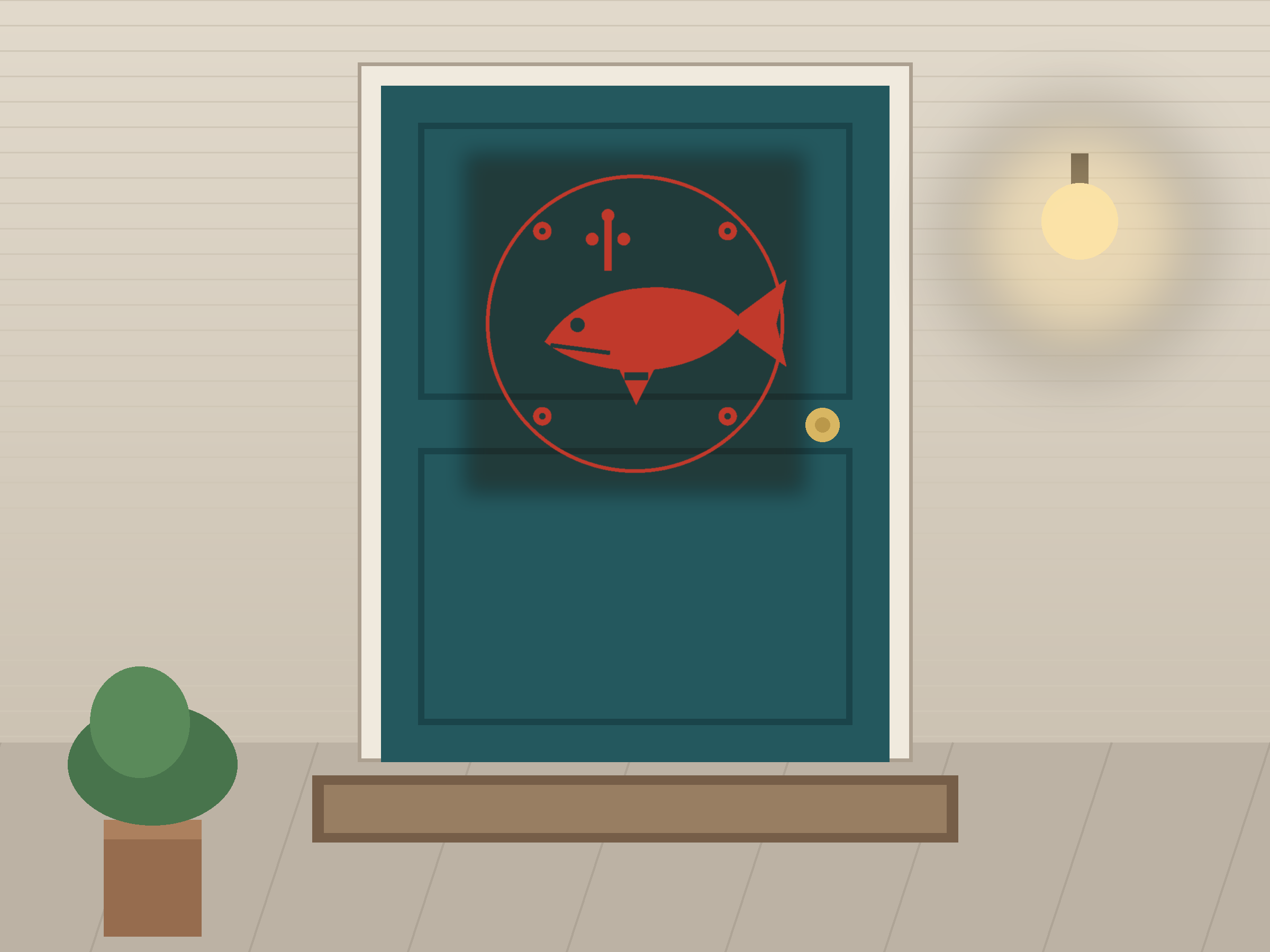 Whale Ornate Paper Cut Panel - Free SVG + PDF Pack - on a desk