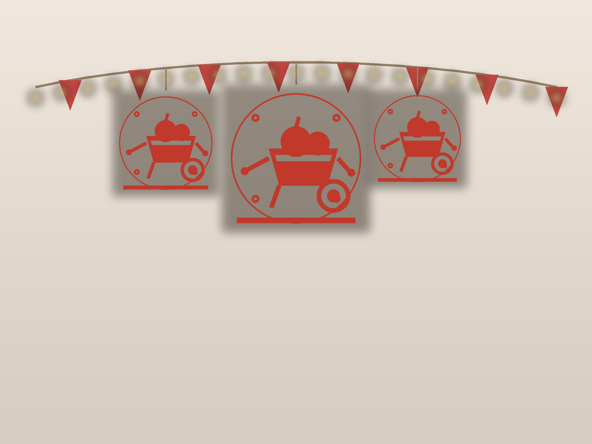 Wheelbarrow Ornate Paper Cut Panel - Free SVG + PDF Pack - hero